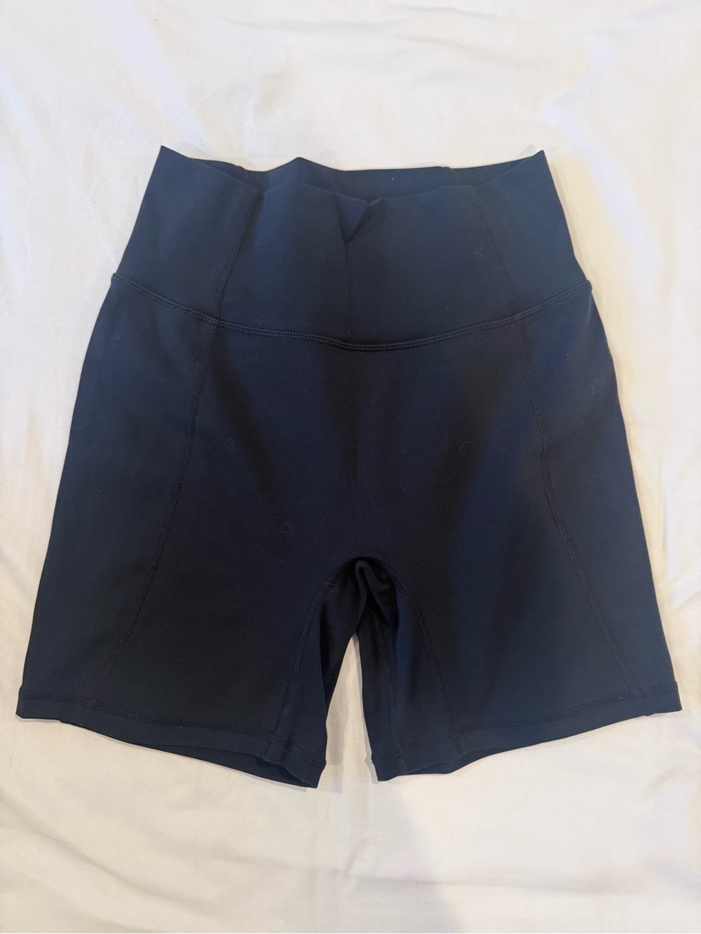 P'tula Black High-Waist Bike Shorts